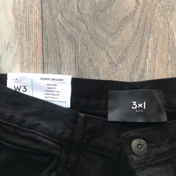 3x1 N.Y.C Black Ripped Jeans - Picture 2 of 5